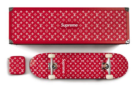 supreme x louis vuitton skate deck price|louis vuitton x supreme price.